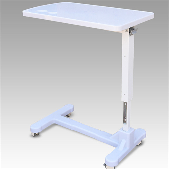 病房床边餐桌护理桌 ABS床边餐桌可升降