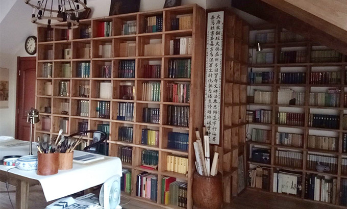 图书馆木质书架-木制图书馆书架