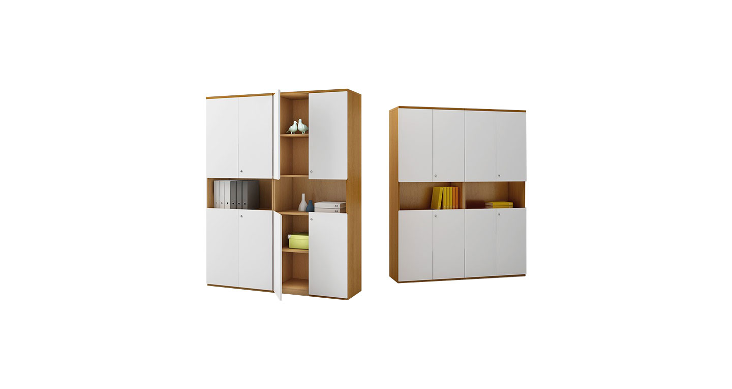 板式木质文件柜—办公室木质文件柜—木质办公用文件柜产品场景图