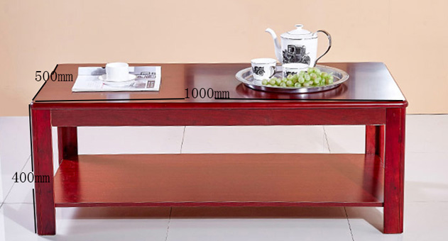时尚设计感茶几 时尚茶几尺寸实木茶几-家具-茶几-实木-水曲柳-红木纹-桌面-产品尺寸图