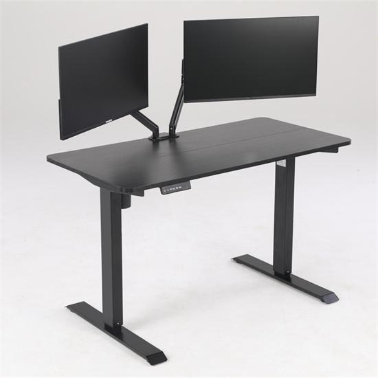 程序員辦公桌工作桌 記憶電動升降辦公桌雙顯示屏