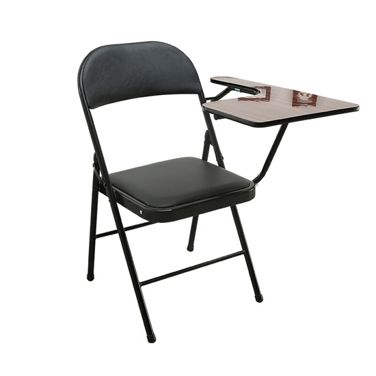 米乐m6
发布会折叠培训会议椅 记者会培训桌椅带写字板