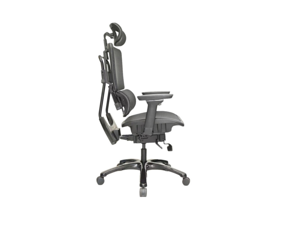 金皇分段式老板椅人机工程学椅69cm W99DH金皇豪华人体工学办公椅可高低调整