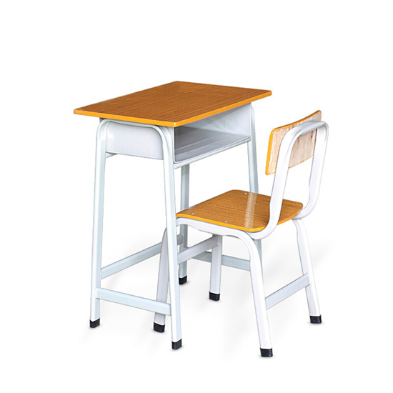 中小學生課桌 人造板課桌帶柜子加厚一字型