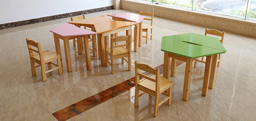 幼儿园学前班桌椅-学前班桌椅产品场景图