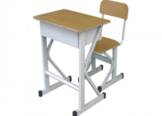 配套学生课桌椅 带斗单人课桌椅 KZY150908