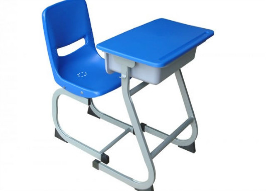 蓝色学生课桌椅 小学生课桌椅 儿童学习桌椅 KZY150913