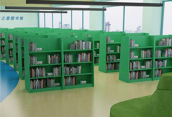 常州阅览室书架,常州图书阅览室书架定制图片