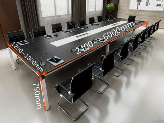 會議桌椅組合套裝 會議桌帶話筒 20人的會議桌 20人會議室會議桌尺寸圖