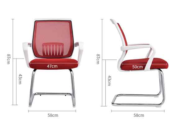 會議辦公座椅尺寸-品源會議椅