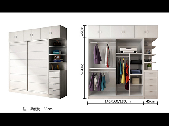 公寓衣柜設計尺寸-品源衣柜