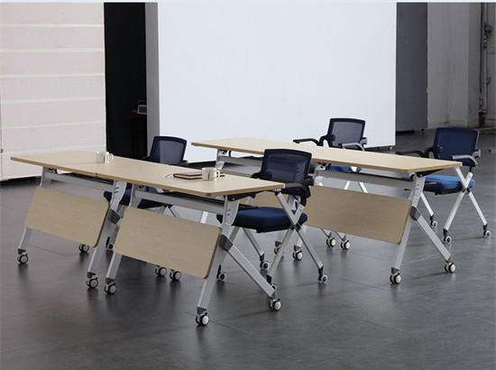 培训机构课桌长条桌折叠 培训桌课桌拼接桌移动