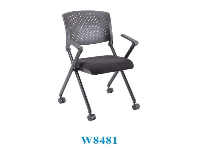 研讨会讨论椅62cm W8481研讨室座椅带滑轮