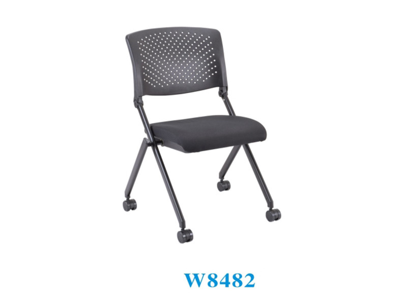 小型論壇會場折疊椅57cm W8482商務會場折疊培訓椅
