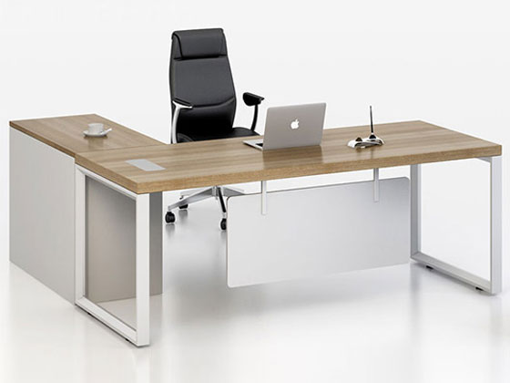 钢木结构的板式经理办公桌推荐